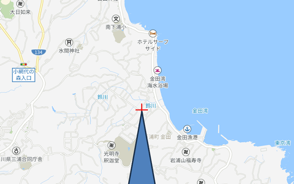 房総半島一望、東京湾を見下ろす高台